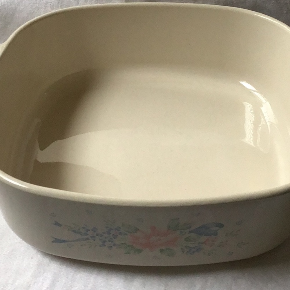 Corningware Symphony Casserole Dish A-2-B 2 Liter Off White No Lid